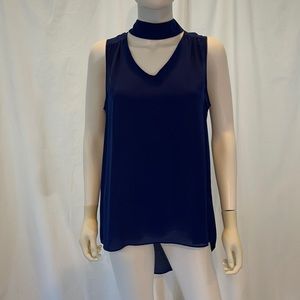 Dark blue halter top by Vince camuto